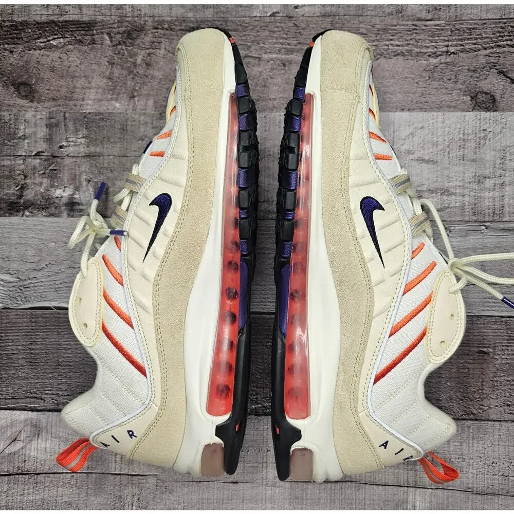 NIKE Air Max 98 Sail Purple 640744-108 Men's size 13 Sneaker Shoe Athletic GIFT - Picture 2 of 10